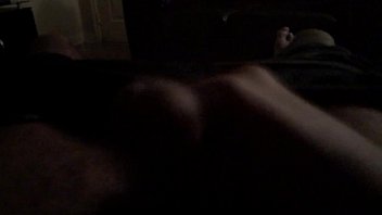 more no please cum Brunette wife is outside sucking on his cock and she takes a load